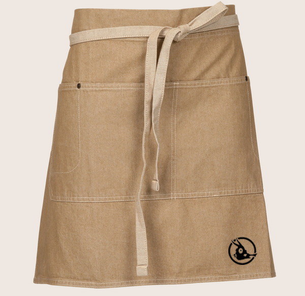 Natural Canvas Half Bistro Apron