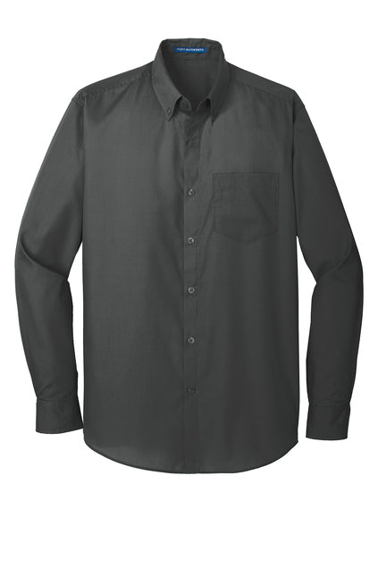Port Authority® Long Sleeve Carefree Poplin Shirt W100