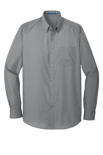 Port Authority® Long Sleeve Carefree Poplin Shirt W100