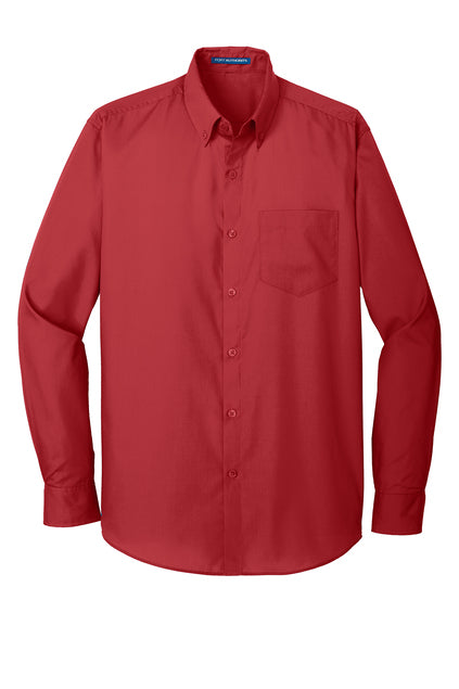 Port Authority® Long Sleeve Carefree Poplin Shirt W100