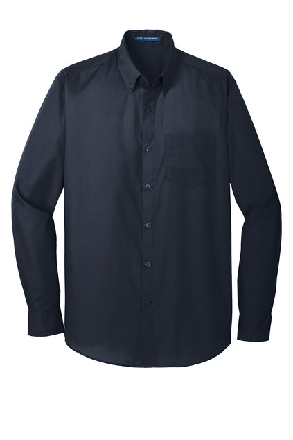 Port Authority® Long Sleeve Carefree Poplin Shirt W100