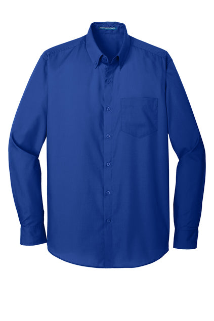 Port Authority® Long Sleeve Carefree Poplin Shirt W100
