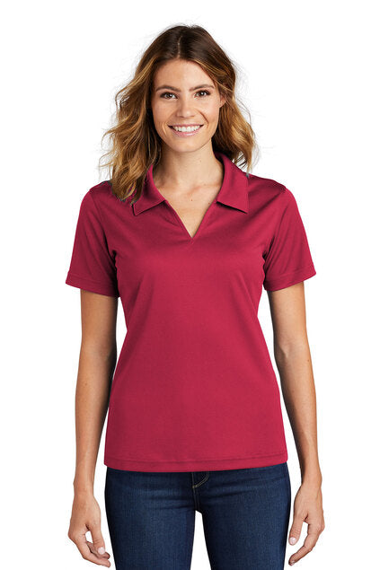 Sport-Tek® Women's Dri-Mesh® V-Neck Polo