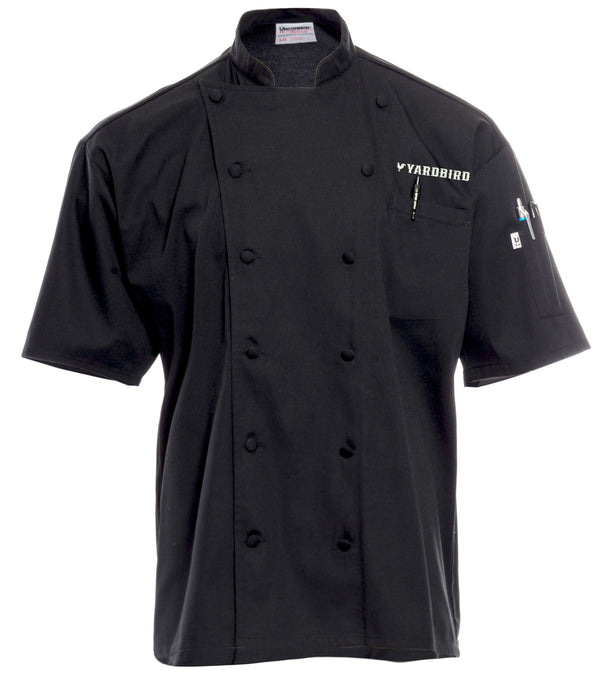 4651 Short Sleeve Black Trainee Chef Coat