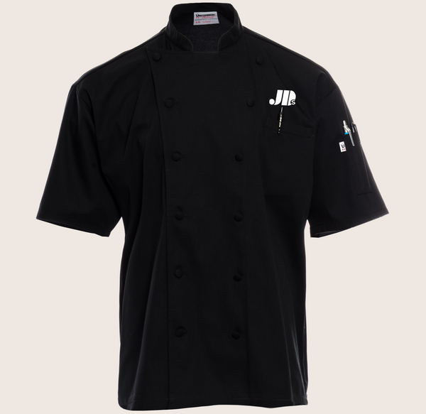 Joey Ds Black Short Sleeve Mesh Back Coat