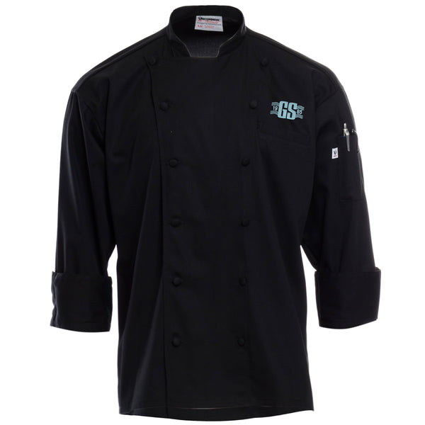 Gulfstream Cafe Long Sleeve Black Mesh Coat