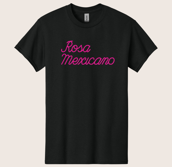 Rosa Mexicano Black T Shirt