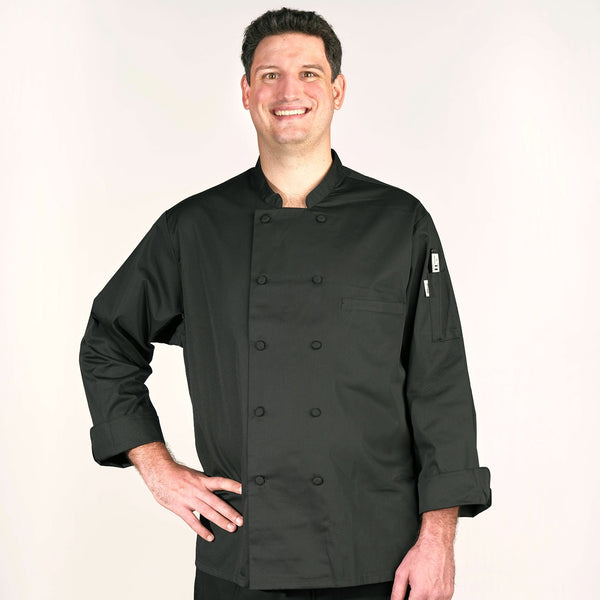 Black Cloth Covered Button 6655