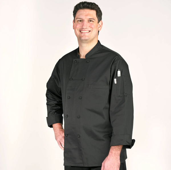 Black Cloth Covered Button 6655