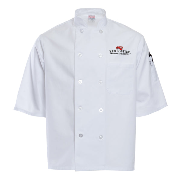 White Short Sleeve Coat