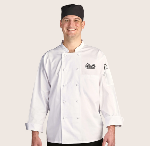 Hall's Chophouse White Mesh Back Coat