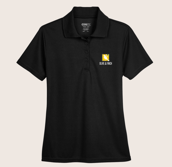 Olive & Finch Black Polo