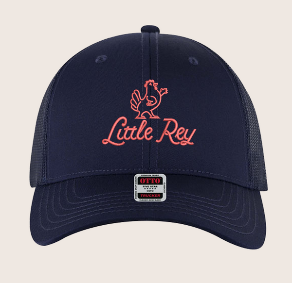 Little Rey Navy Trucker Hat