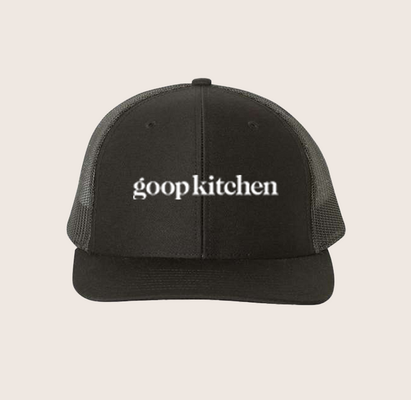 Goop Kitchen Black Trucker Hat