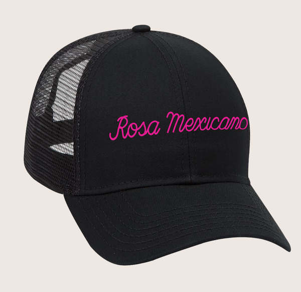 Rosa Mexicano Black Trucker Hat