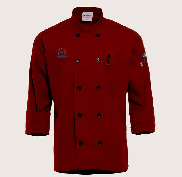 Burgundy Chef Coat