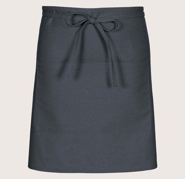 Charcoal Gray Half Bistro Apron