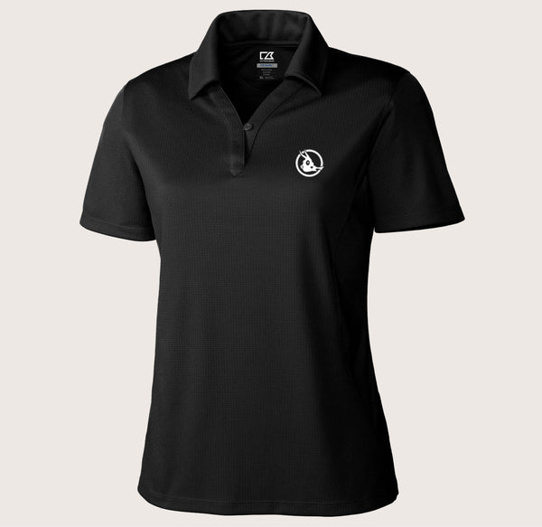 Cutter & Buck CB Drytec Genre Textured Solid Womens Polo