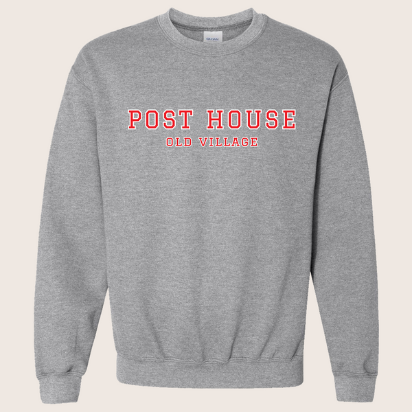 Post House Gray Crewneck Sweatshirt
