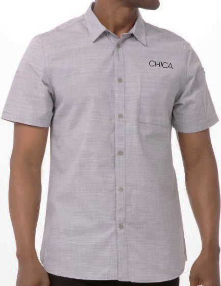 Havana Mens Gray Shirt with Black Logo