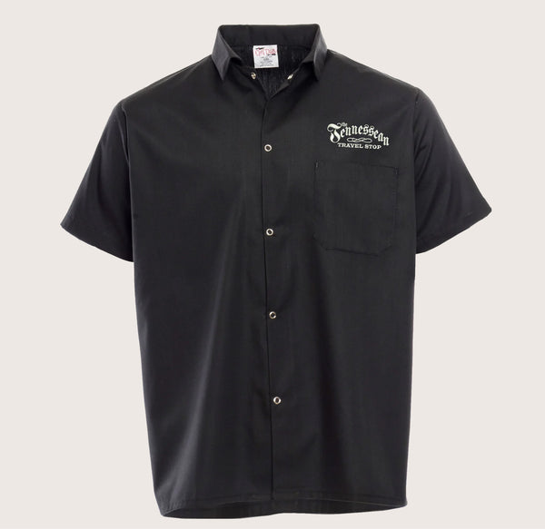 Item# 601 Black Basic Cook Shirt