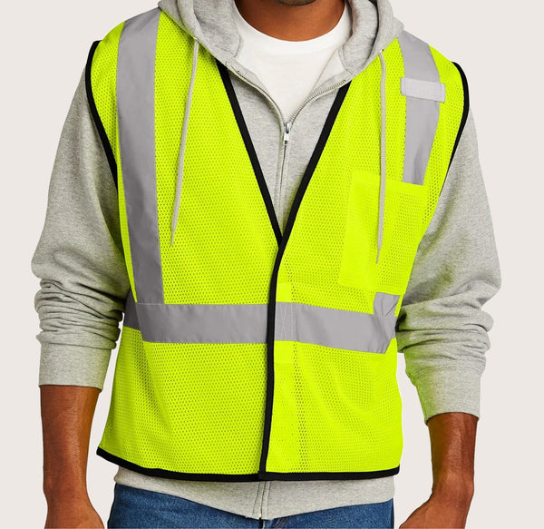 Item# CSV100 CornerStone ® ANSI 107 Class 2 Economy Mesh One-Pocket Vest