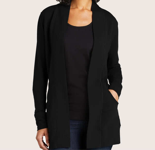 Item# LK825 Port Authority® Ladies Microterry Cardigan