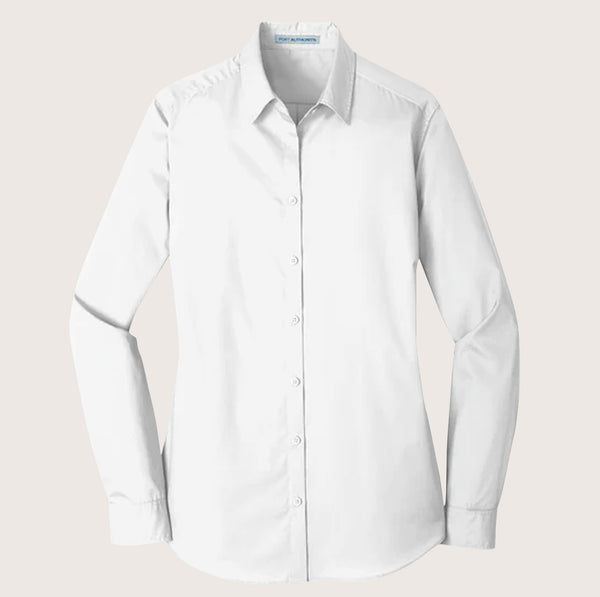 Port Authority® Women's Long Sleeve Carefree Poplin Shirt LW100