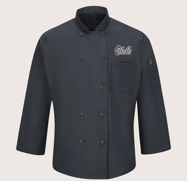 Hall's Chophouse Chef Coat with OilBlok + MIMIX®