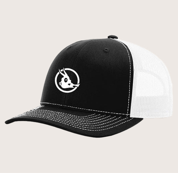 Richardson Mesh Back Trucker Hat with Cowfish Logo