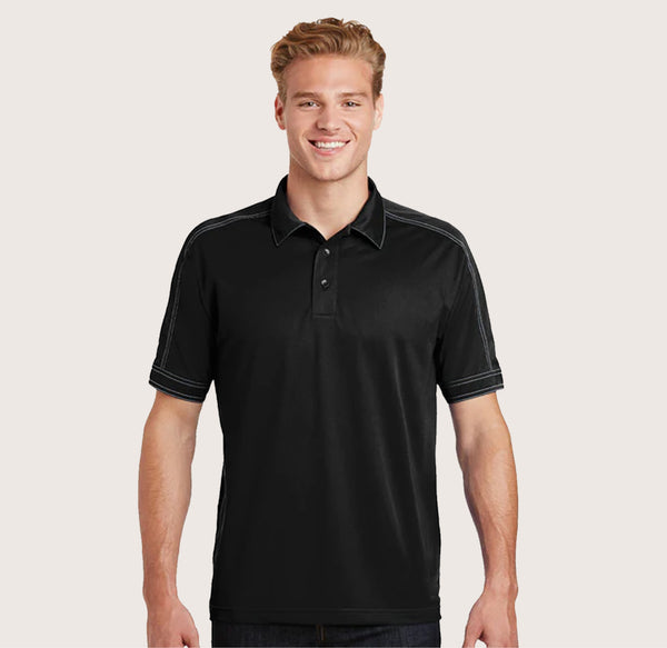 Sport-Tek® Contrast Stitch Micropique Sport-Wick® Polo