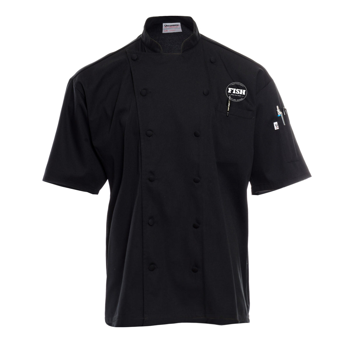Black Mesh-Back Chef Coat | Chef Duds
