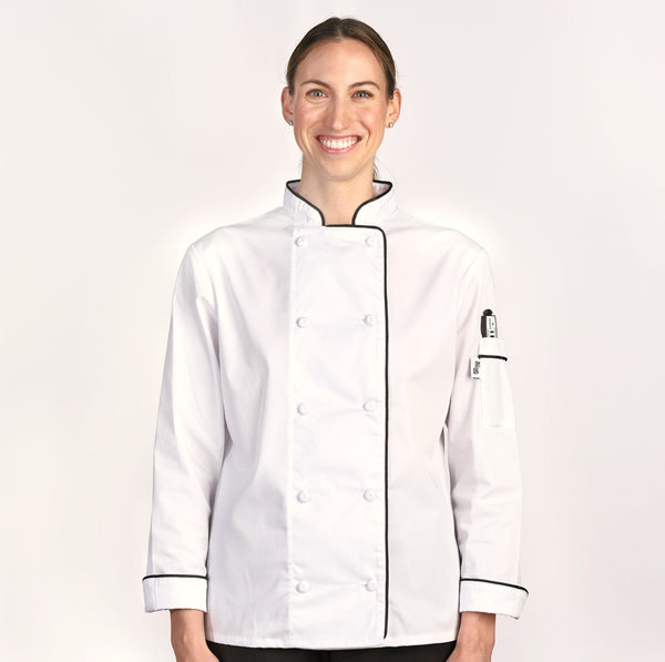 Women's White Executive Chef Coat 808