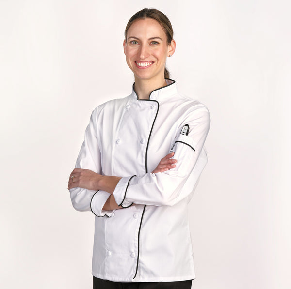 Women's White Executive Chef Coat 808