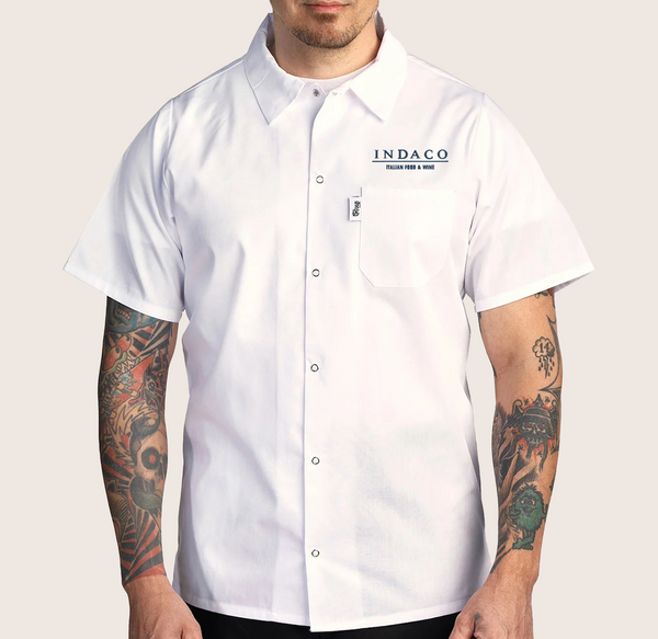 Indaco GVL White Cook Shirt