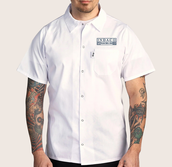 Indaco ATL White Cook Shirt