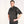 Black Short-Sleeve Knot-Button Chef Coat 5701