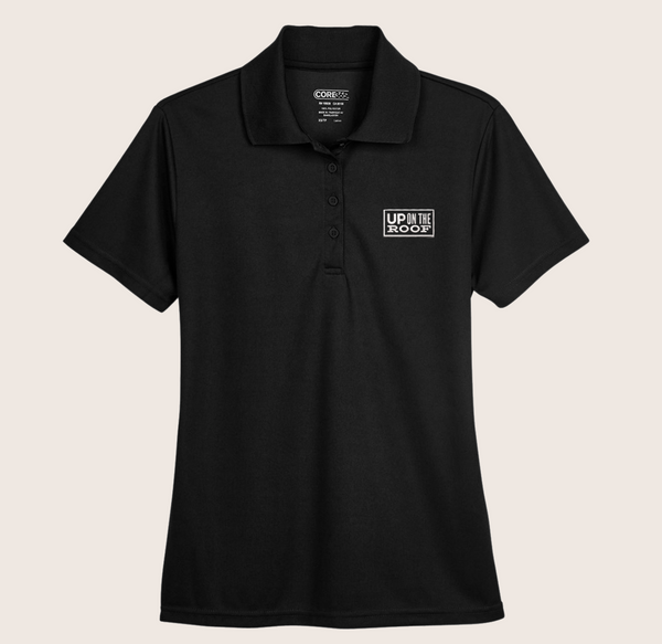 Up On The Roof Black Polo