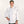 White Cloth Covered Button 8655