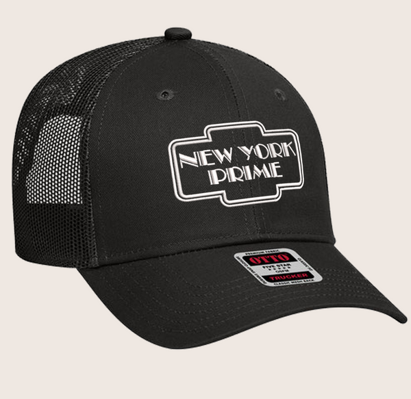 New York Prime Trucker Hat Rectangle Logo