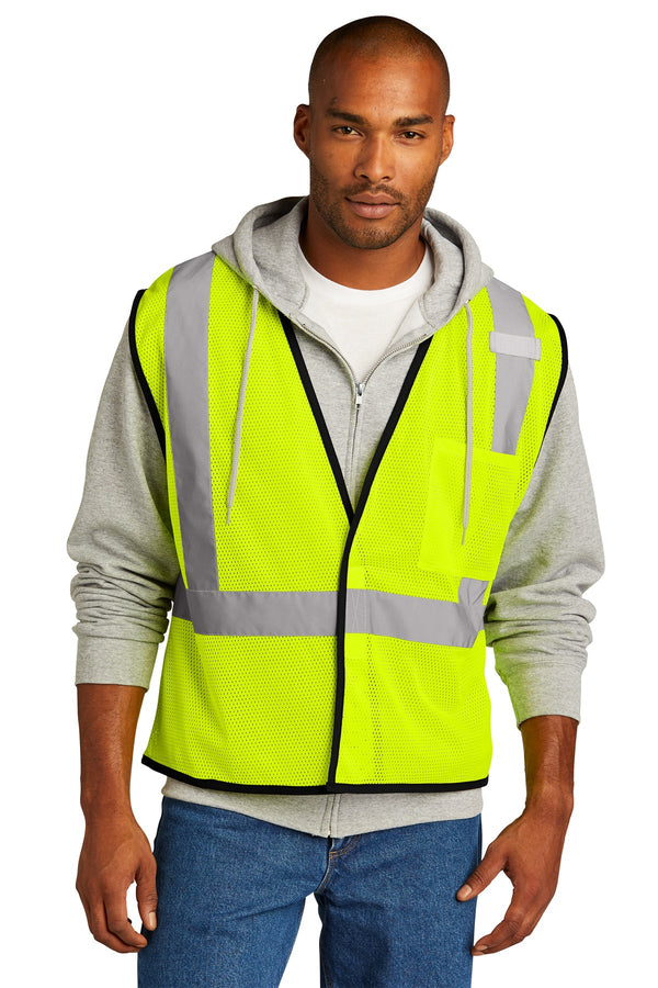 Item# CSV100 CornerStone ® ANSI 107 Class 2 Economy Mesh One-Pocket Vest