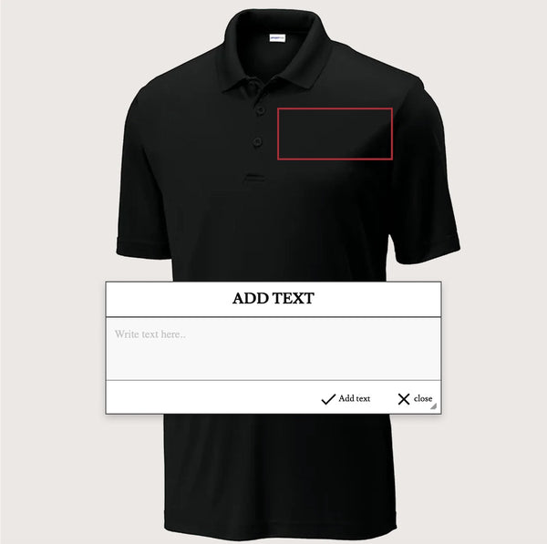 Do you want to customize your polo with a logo?