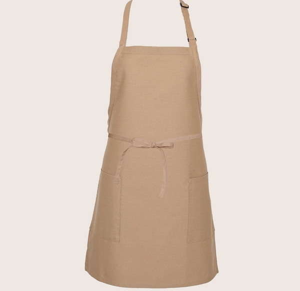 No. 246 Khaki 2 Pocket Bib Apron