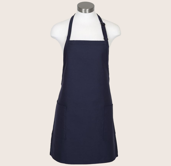 St. Cecilia Navy 2 Pocket Bib Apron