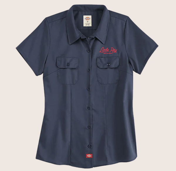 Little Rey Navy Ladies Dickies Shirt
