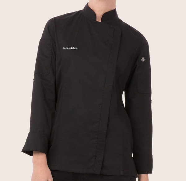 Goop Kitchen ACDC Black Hartford Chef Coat