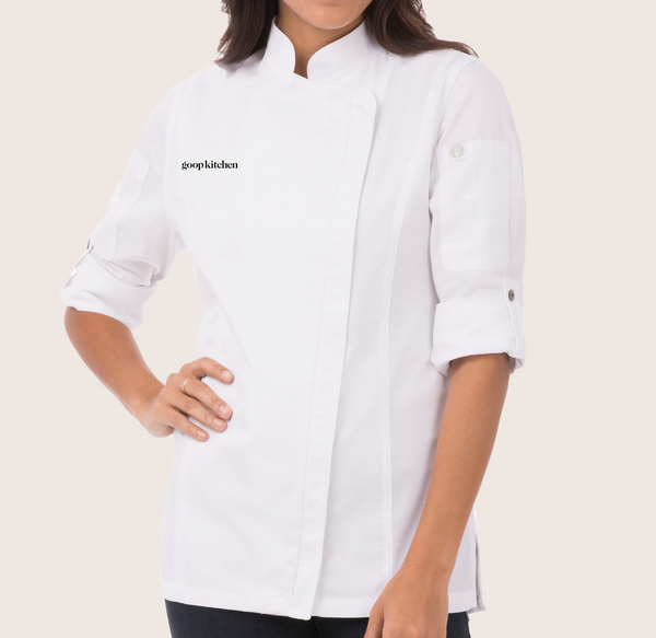 Goop Kitchen ACDC White Hartford Chef Coat