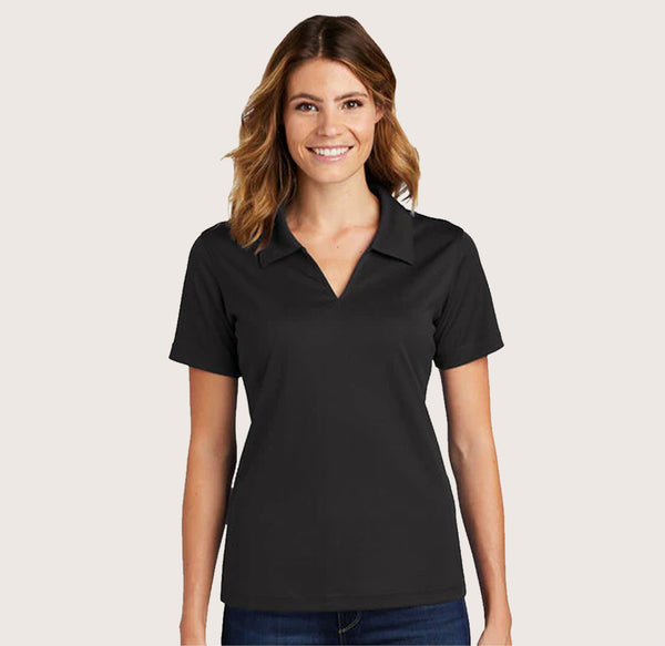 Sport-Tek® Women's Dri-Mesh® V-Neck Polo