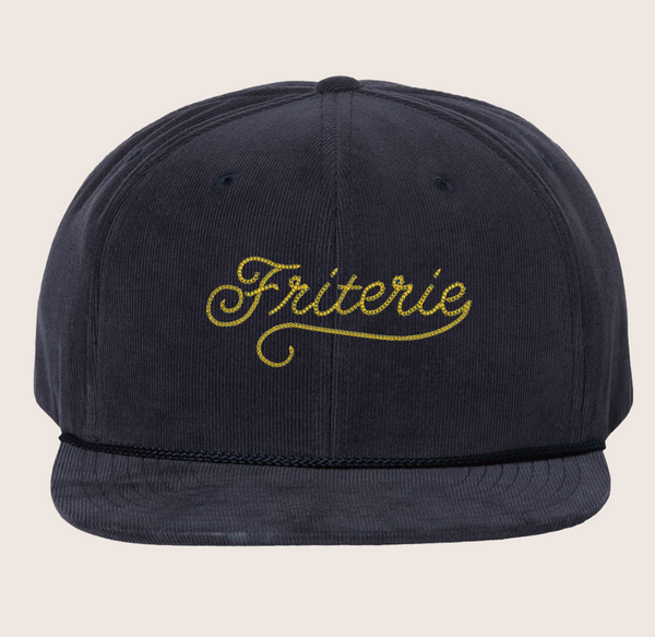 Bar Blanc Navy Corduroy Cap