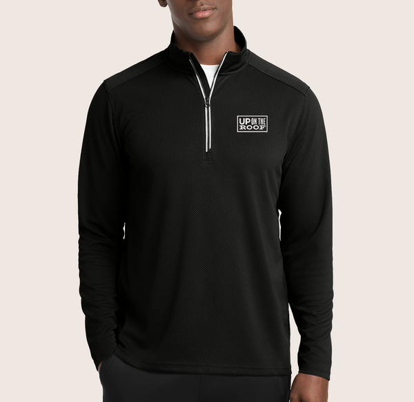 Up On The Roof Black 1/4 Zip